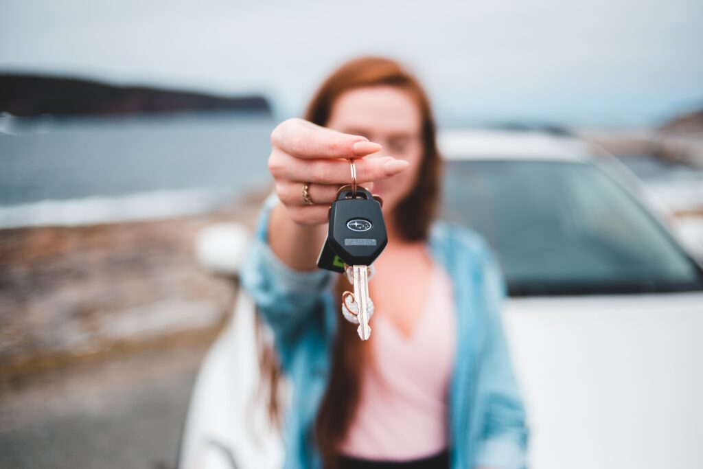 keys to a new Subaru